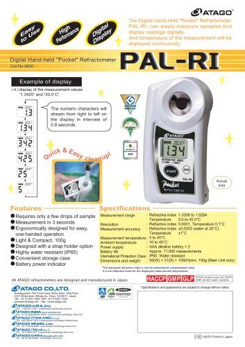 pal ri meter manual